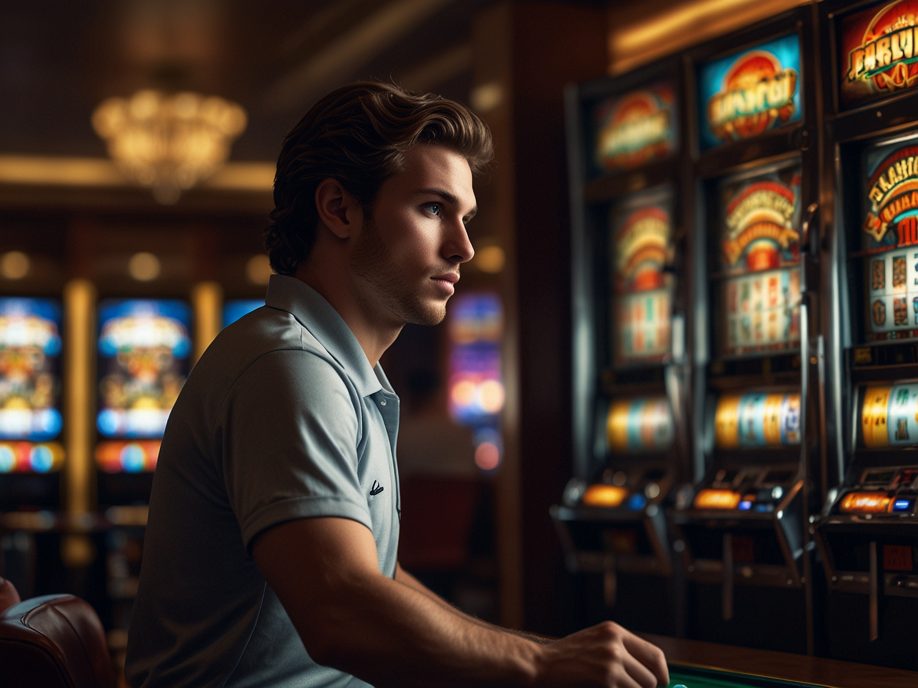 Elon Casino dynamic hero with football and slot imagery